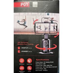 Magic Snapshot P01 Auto Face-Tracking 360° Rotating Selfie Stick Tripod Gimbal